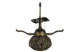 Meyda Tiffany - 118748 - Two Light Table Base Hardware - Mosaic Dragonfly - Green