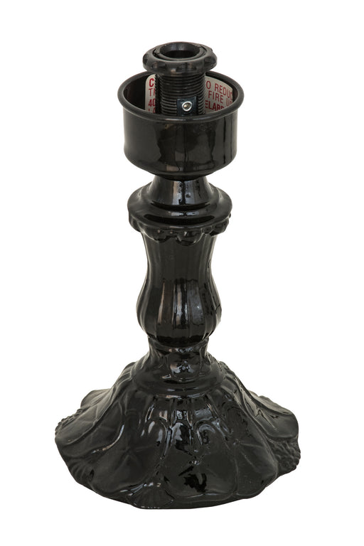 Meyda Tiffany - 175283 - One Light Table Base - Toledo - Mirror Black