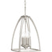 Progress Lighting - P3786-09 - Four Light Foyer Pendant - Tally - Brushed Nickel