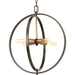 Progress Lighting - P5190-20 - Four Light Pendant - Swing - Antique Bronze