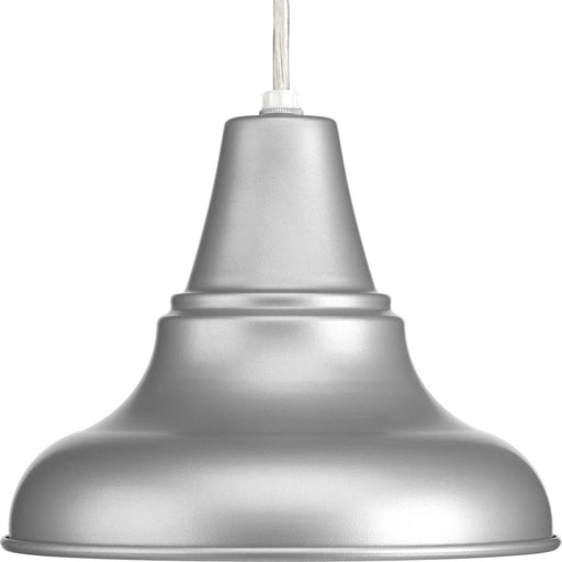 Progress Lighting - P5535-82 - One Light Hanging Lantern - District - Metallic Gray