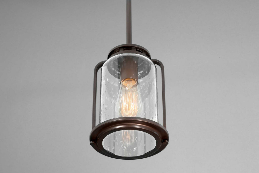 One Light Hanging Lantern from the Botta collection in Antique Bronze finish