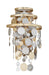 Corbett Lighting - 215-12 - Two Light Wall Sconce - Ambrosia - Gold Silver Leaf & Stainless