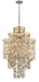 Corbett Lighting - 215-711 - 11 Light Pendant - Ambrosia - Gold Silver Leaf & Stainless