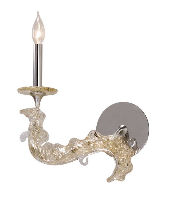 Corbett Lighting - 221-11 - One Light Wall Sconce - Cielo - Silver Leaf