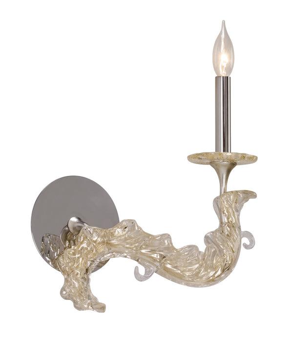 Corbett Lighting - 221-12 - One Light Wall Sconce - Cielo - Silver Leaf