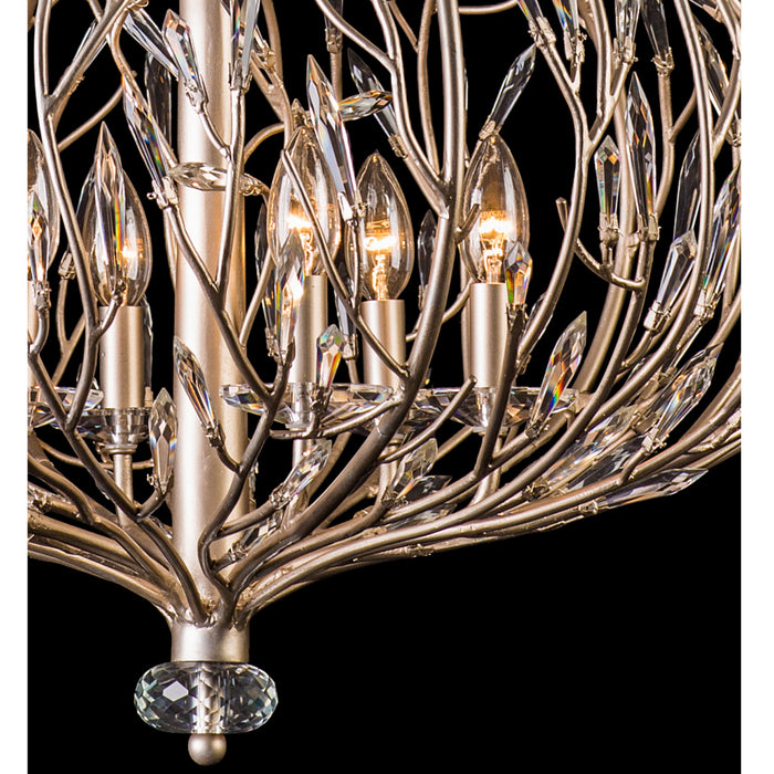 Six Light Pendant from the Bask collection in Gold Dust finish
