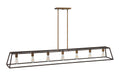 Hinkley - 3355BZ - Seven Light Linear Chandelier - Fulton - Bronze