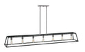 Hinkley - 3355DZ - Seven Light Linear Chandelier - Fulton - Aged Zinc