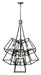 Hinkley - 3357DZ - Seven Light Foyer Pendant - Fulton - Aged Zinc