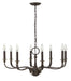 Hinkley - 3598OZ - Eight Light Chandelier - Rutherford - Oil Rubbed Bronze