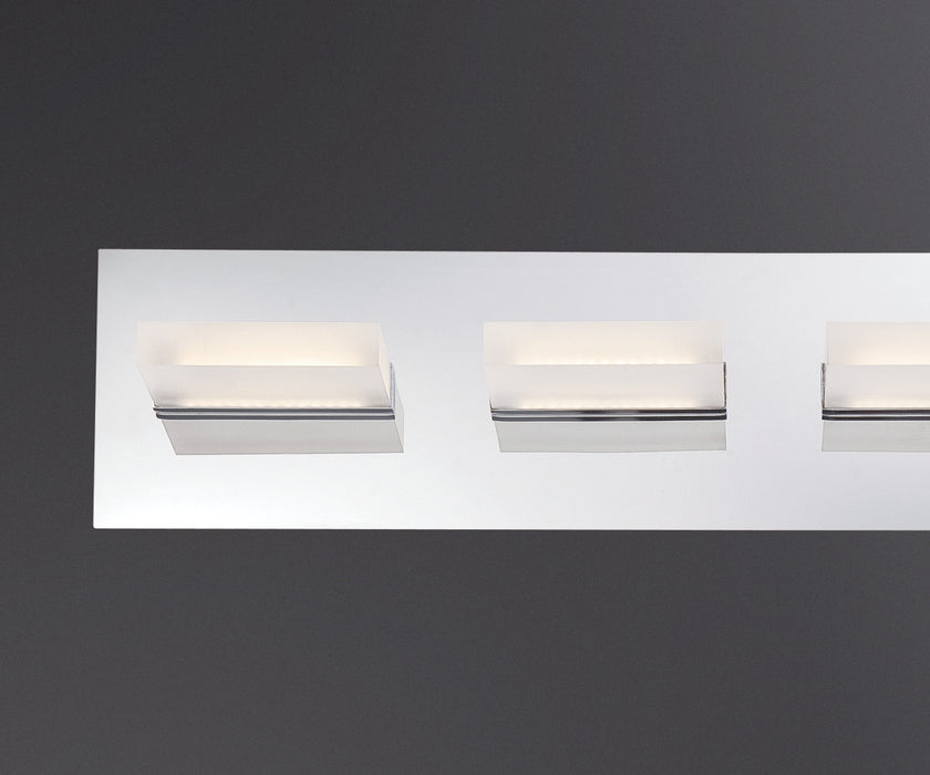 LED Bathbar from the Olson collection in Chrome finish