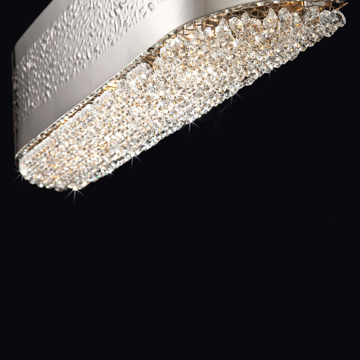 Five Light Bathbar from the Cara collection in Satin Nickel finish