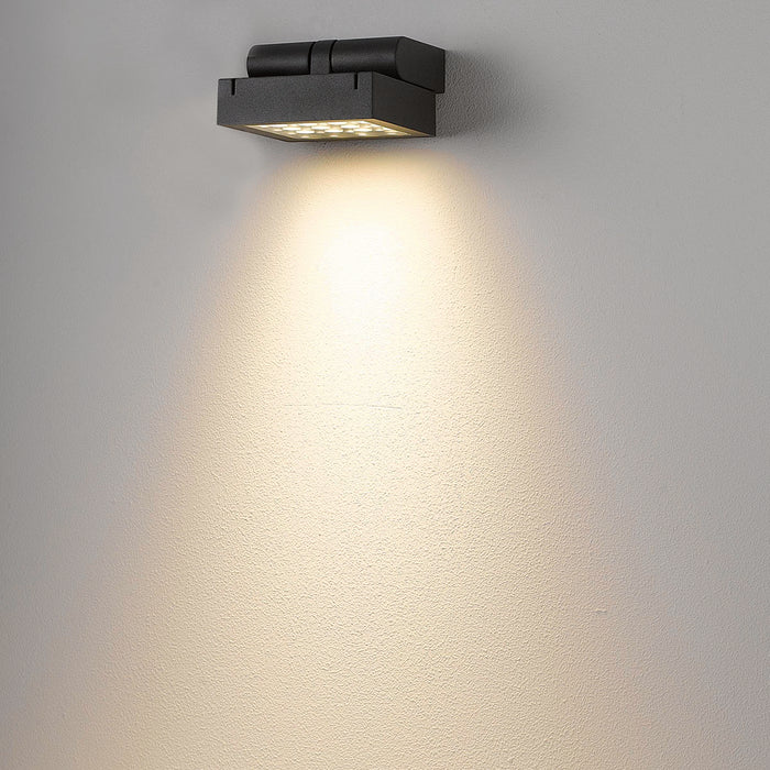 LED Outdoor Wall Mount from the Bravo collection in Graphite Grey finish