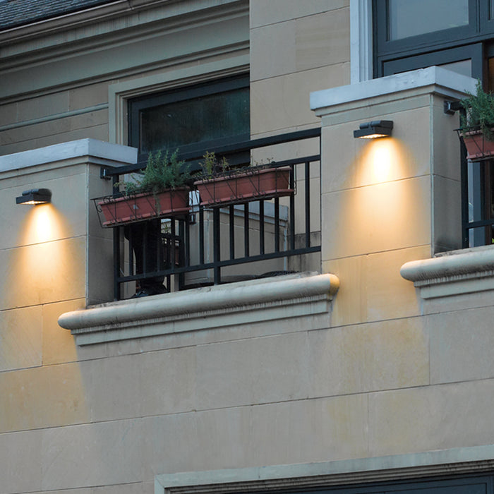 LED Outdoor Wall Mount from the Bravo collection in Graphite Grey finish