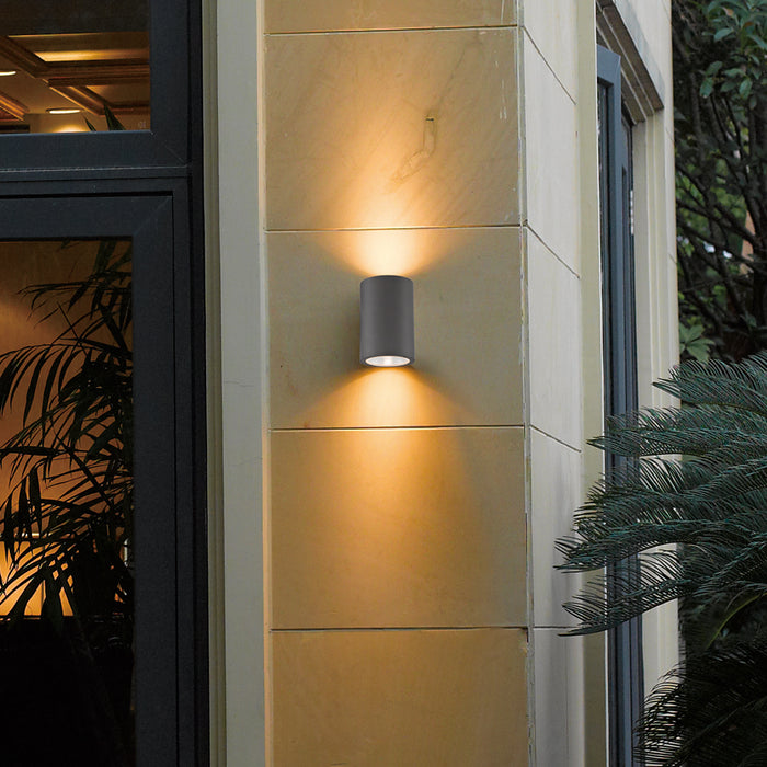 LED Outdoor Wall Mount from the Glen collection in Marine Grey finish