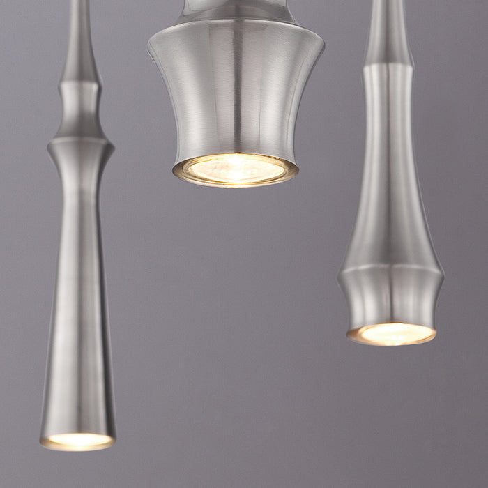 One Light Pendant from the Tala collection in Satin Nickel finish