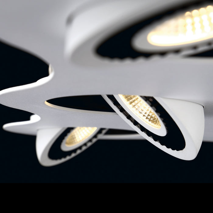 LED Pendant from the Vision collection in White/Black finish