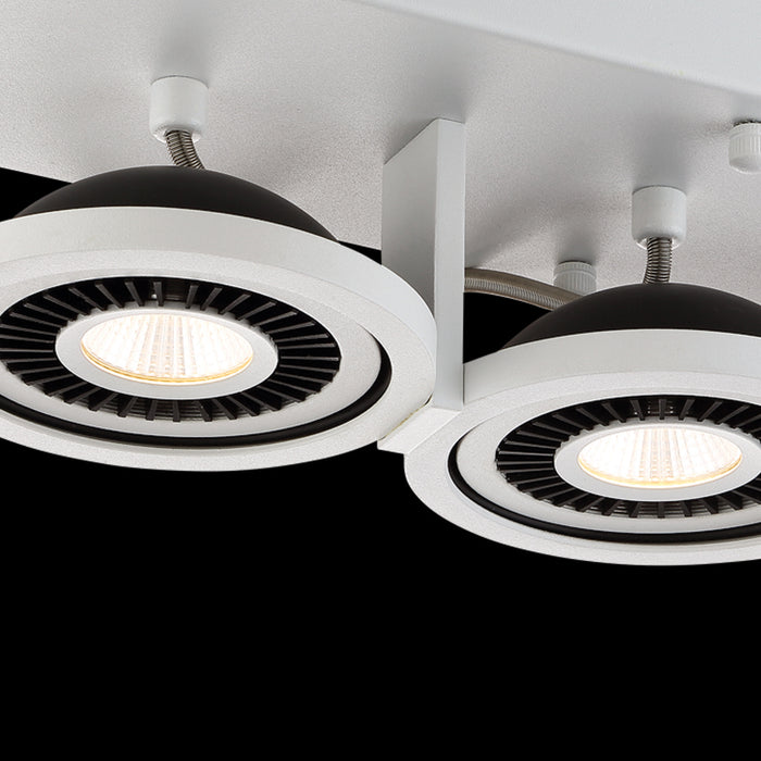 LED Surface Mount from the Vision collection in White/Black finish