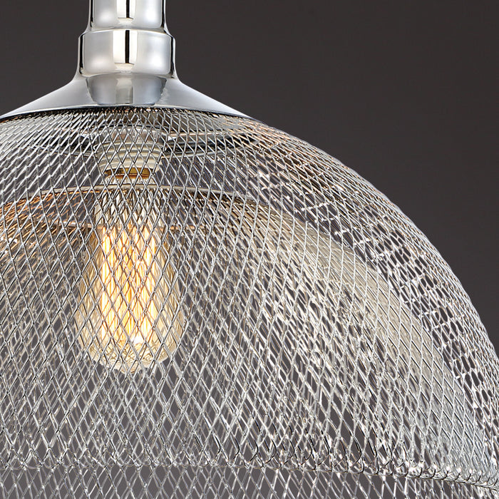 One Light Pendant from the Filo collection in Chrome finish
