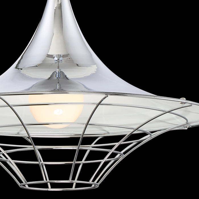 One Light Pendant from the Windsor collection in Chrome finish