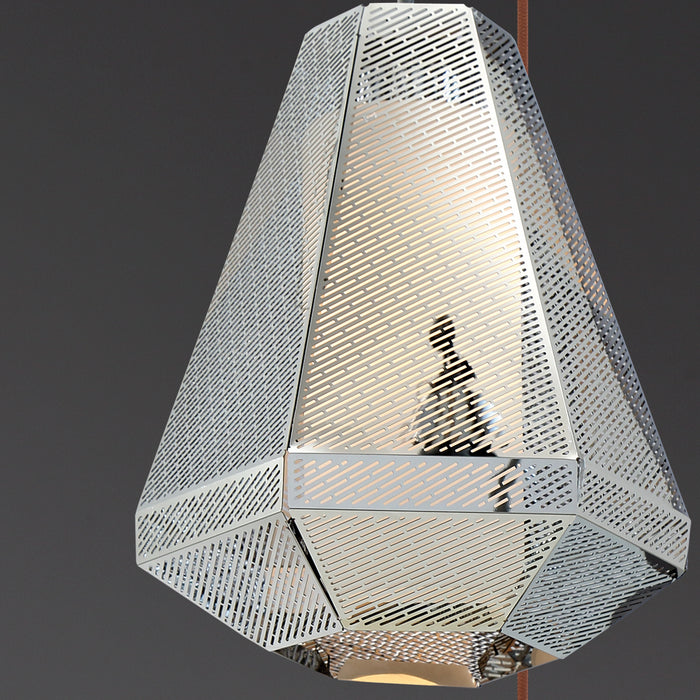 One Light Pendant from the Recinto collection in Chrome finish