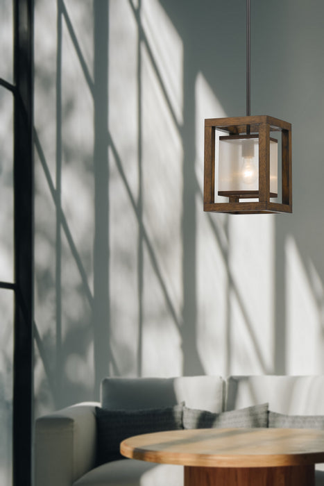 One Light Pendant from the Mini collection in Dark Bronze finish