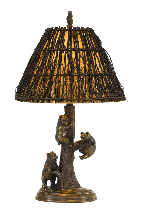 Cal Lighting - BO-2663TB - One Light Table Lamp - Bear - Cast Bronze