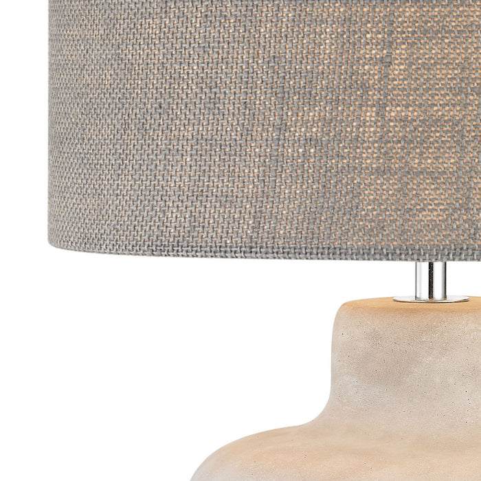 One Light Table Lamp from the Rockport collection in Polished Concrete finish