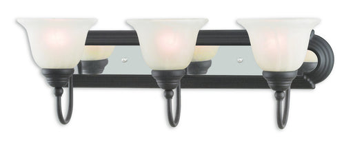 Livex Lighting - 1003-75 - Three Light Bath - Belmont - Bronze & Chrome