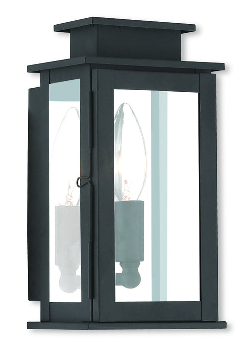 Livex Lighting - 20191-04 - One Light Outdoor Wall Lantern - Princeton - Black