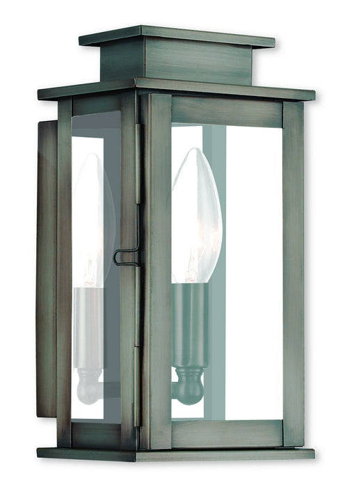Livex Lighting - 20191-29 - One Light Outdoor Wall Lantern - Princeton - Vintage Pewter