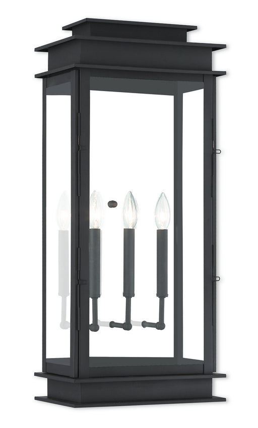 Livex Lighting - 20208-07 - Three Light Outdoor Wall Lantern - Princeton - Bronze