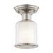 Livex Lighting - 40200-91 - One Light Ceiling Mount - Middlebush - Brushed Nickel
