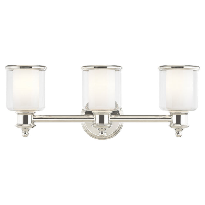 Livex Lighting - 40213-35 - Three Light Bath Vanity - Middlebush - Polished Nickel