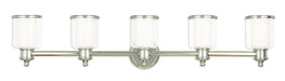 Livex Lighting - 40215-35 - Five Light Bath Vanity - Middlebush - Polished Nickel