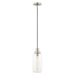 Livex Lighting - 40614-91 - One Light Mini Pendant - Art Glass Mini Pendants - Brushed Nickel