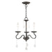 Livex Lighting - 40773-92 - Three Light Mini Chandelier - Callisto - English Bronze