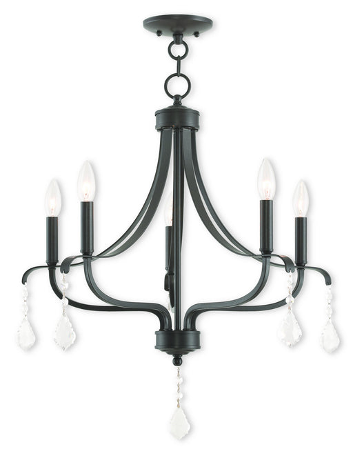Livex Lighting - 40785-92 - Five Light Chandelier - Laurel - English Bronze