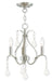 Livex Lighting - 40843-91 - Three Light Mini Chandelier - Caterina - Brushed Nickel