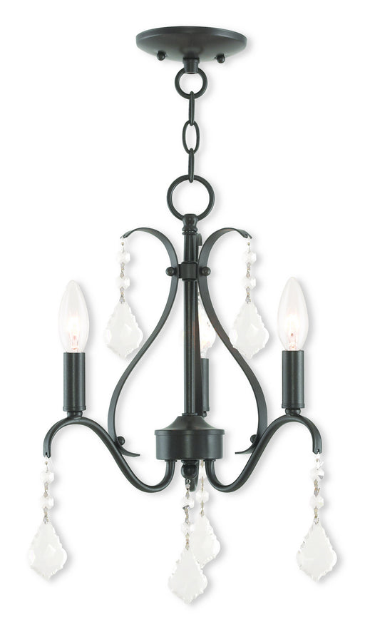Livex Lighting - 40843-92 - Three Light Mini Chandelier - Caterina - English Bronze