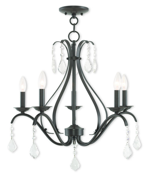 Livex Lighting - 40845-92 - Five Light Chandelier - Caterina - English Bronze