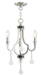 Livex Lighting - 40883-91 - Three Light Mini Chandelier - Glendale - Brushed Nickel