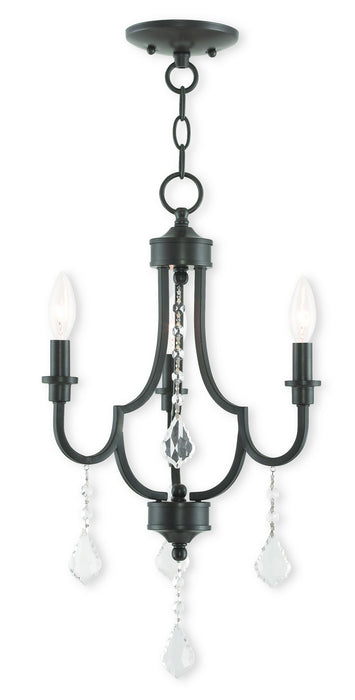 Livex Lighting - 40883-92 - Three Light Mini Chandelier - Glendale - English Bronze
