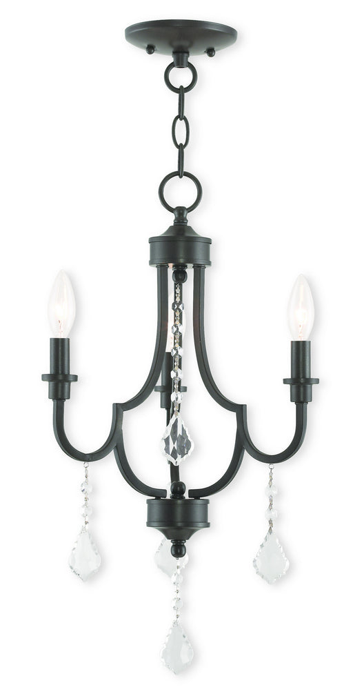 Livex Lighting - 40883-92 - Three Light Mini Chandelier - Glendale - English Bronze