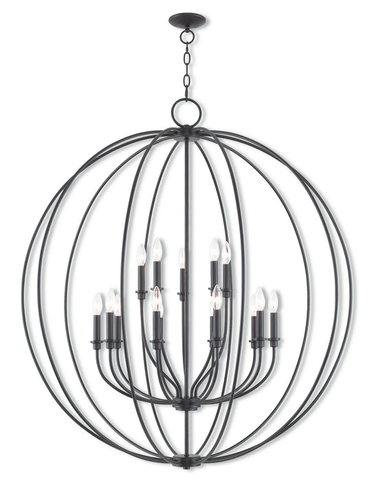 Livex Lighting - 46690-07 - 15 Light Foyer Chandelier - Milania - Bronze