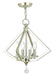 Livex Lighting - 50664-35 - Four Light Mini Chandelier - Diamond - Polished Nickel