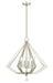 Livex Lighting - 50666-35 - Six Light Chandelier - Diamond - Polished Nickel