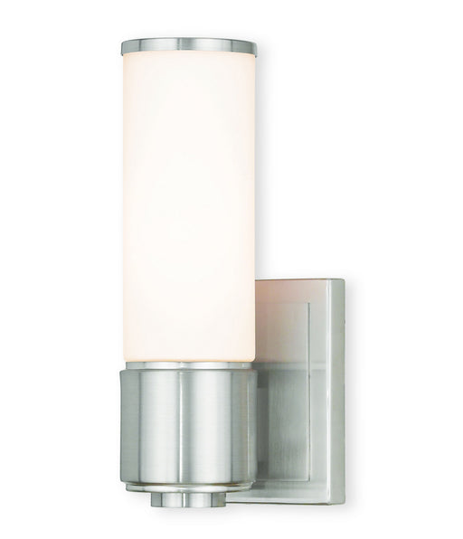Livex Lighting - 52121-91 - One Light Wall Sconce/ Bath Light - Weston - Brushed Nickel