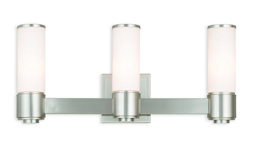 Livex Lighting - 52123-91 - Three Light Wall Sconce/ Bath Light - Weston - Brushed Nickel